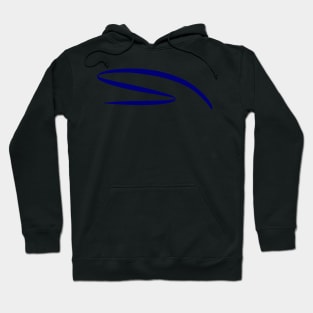 Blue ocean waves Hoodie